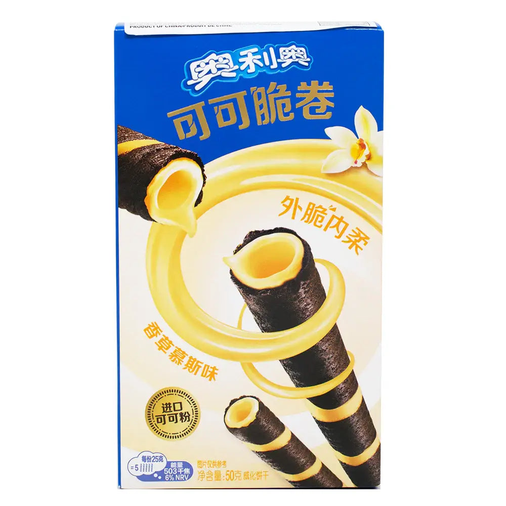 Oreo Wafer Rolls Vanilla Mousse (China)