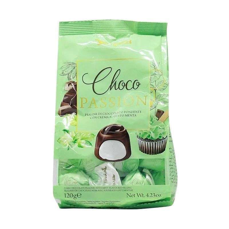 Vergani Choco Passion Dark Chocolate Pralines w/ Mint (Italy)