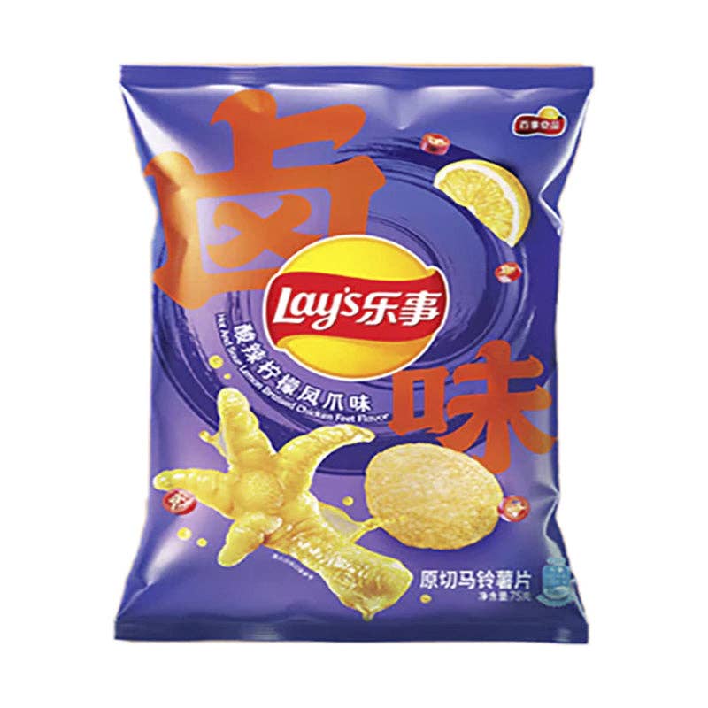 Lays Lemon Sour Chicken Feet 70g (China)