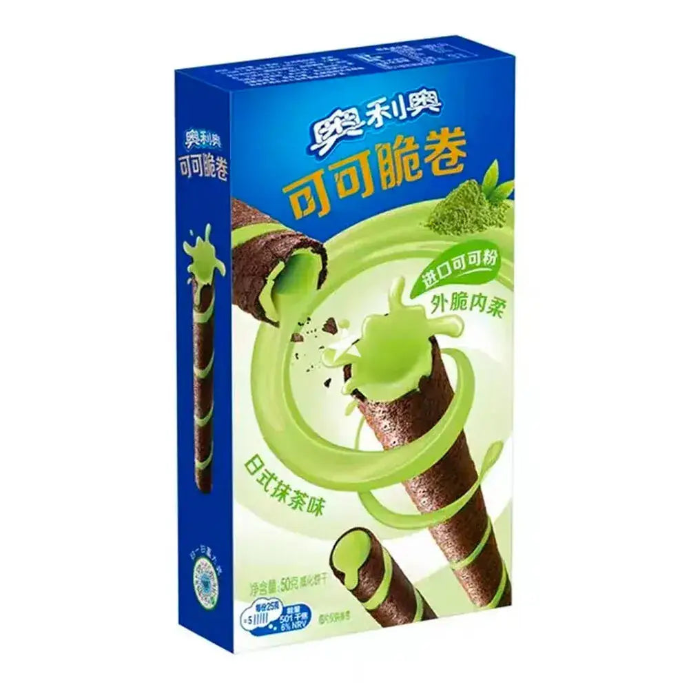 Oreo Wafer Rolls Japanese Matcha Flavor