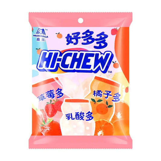 Morinaga Hi-Chew Soft Candy Strawberry-Orange-Yogurt (Taiwan)