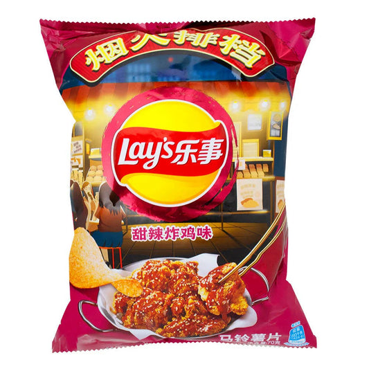 Lays Chips Sweet & Spicy Fried Chicken (China)