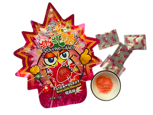 WEIYI Popping Candy Assorted Flavor 20g (China): Strawberry